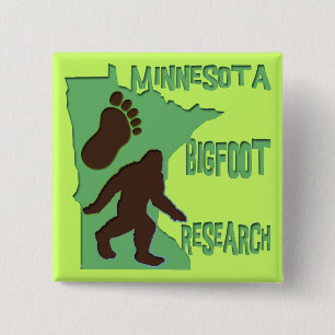 Minnesota Bigfoot Research 15 Cm Square Badge