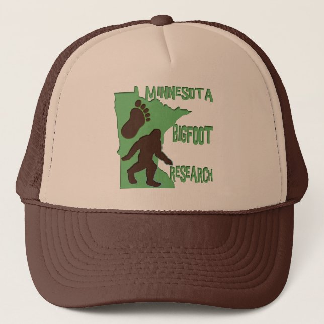 Minnesota Bigfoot Research Trucker Hat (Front)