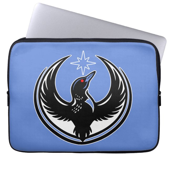 Minnesota Bird Loon Protest Laptop Sleeve (Front)