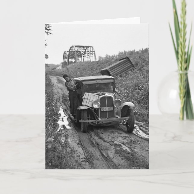 Minnesota Blueberry Pickers, 1937 Card (Front)