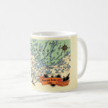 Minnesota Border Lakes Mug<br><div class="desc">Vintage postcard map of the Minnesota Border Lakes repurposed on a mug or any glassware you like.</div>