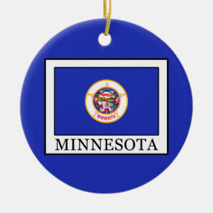 Minnesota Ceramic Tree Decoration