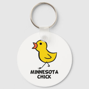 Minnesota Chick Keychain