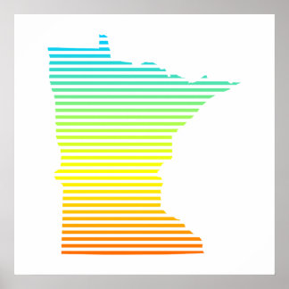 minnesota chill fade poster