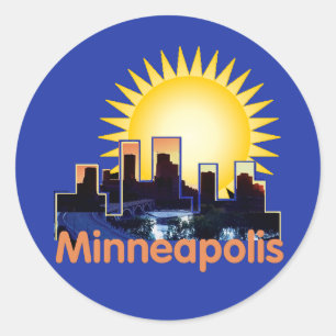 Minnesota Classic Round Sticker