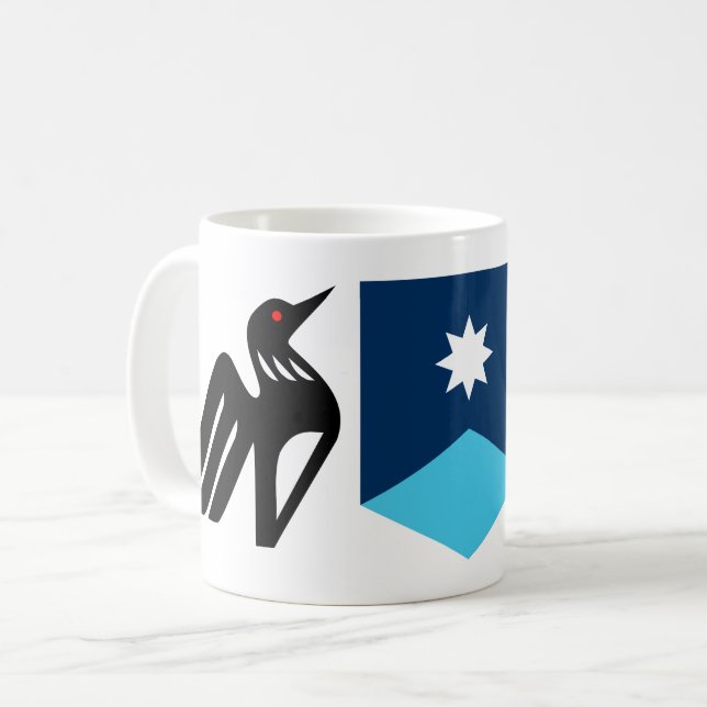 Minnesota Coat of Arms Coffee Mug (Front Left)