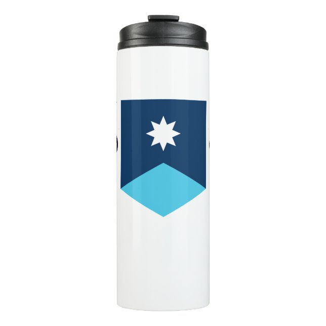Minnesota Coat of Arms Thermal Tumbler (Front)
