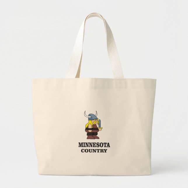 Minnesota country large tote bag (Front)