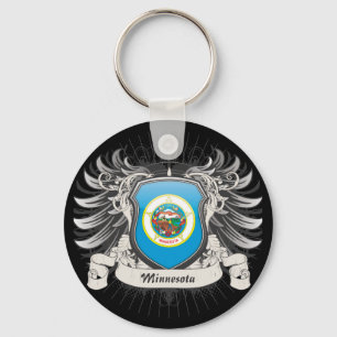 Minnesota Crest Key Ring