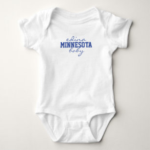 Minnesota Custom State & City Hometown Pride Baby Bodysuit
