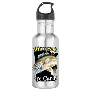 Minnesota 'Eye Candy Funny Walleye Fishing 532 Ml Water Bottle