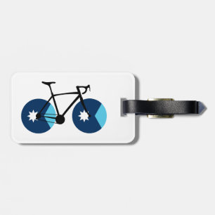 Minnesota Flag Cycling Luggage Tag