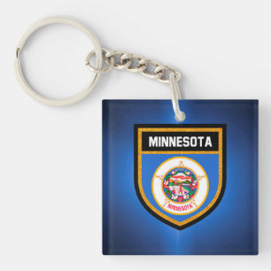 Minnesota Flag Key Ring