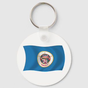 Minnesota Flag Keychain
