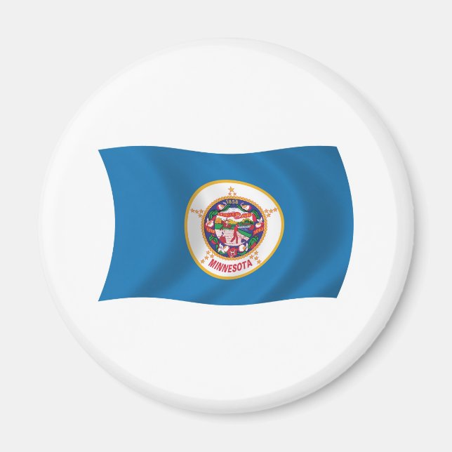 Minnesota Flag Magnet (Front)