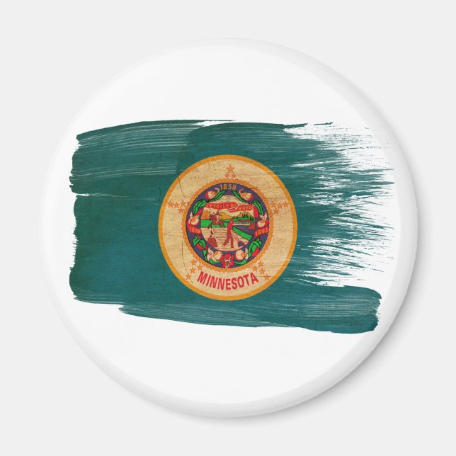 Minnesota Flag Magnets (Front)