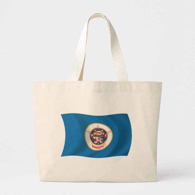 Minnesota Flag Tote Bag (Front)