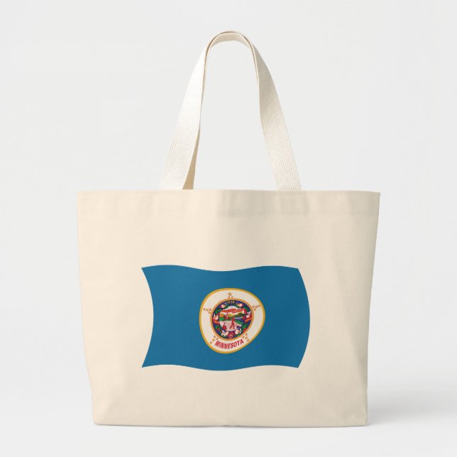 Minnesota Flag Tote Bag (Front)