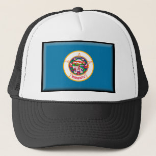 Minnesota Flag Trucker Hat