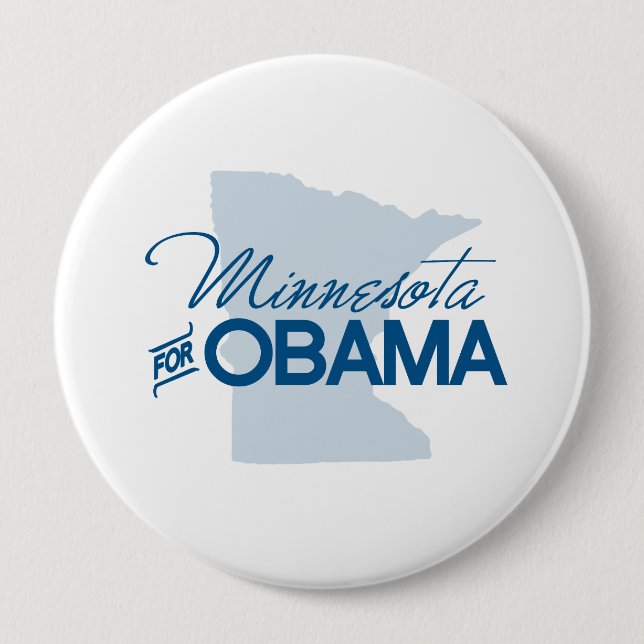 Minnesota for Obama.png 10 Cm Round Badge (Front)