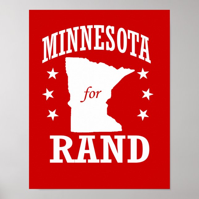 MINNESOTA FOR RAND PAUL POSTER (Front)