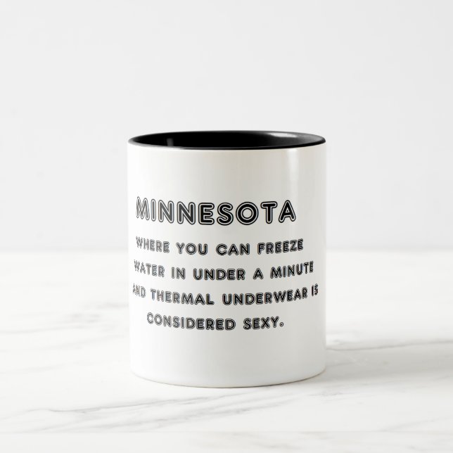 Minnesota Freeze Two-Tone Coffee Mug (Center)