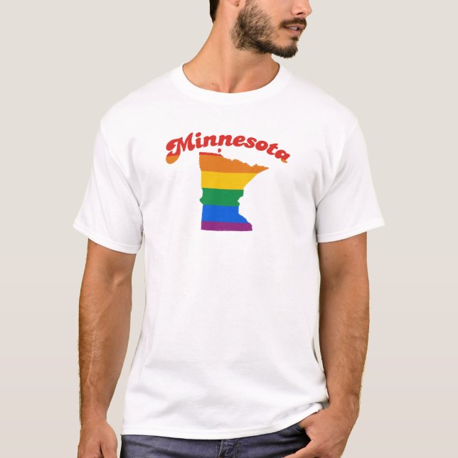 MINNESOTA GAY PRIDE T-Shirt (Front)