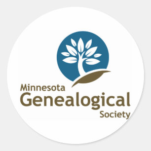 Minnesota Genealogical Society Classic Round Sticker
