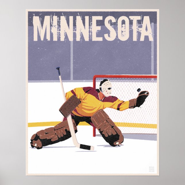 Minnesota hockey poster (Front)