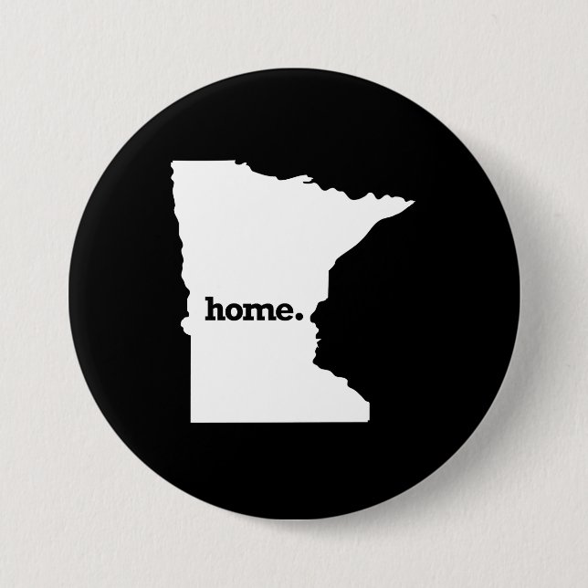 MINNESOTA HOME STATE -.png 7.5 Cm Round Badge (Front)
