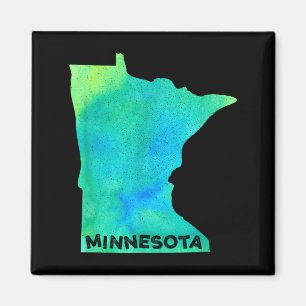 Minnesota Home State Women Men Kid Roots Map Love Magnet