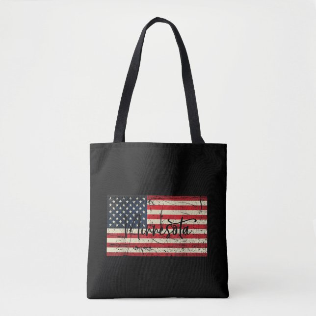 Minnesota Home Tote Bag Canvas Tote (Front)