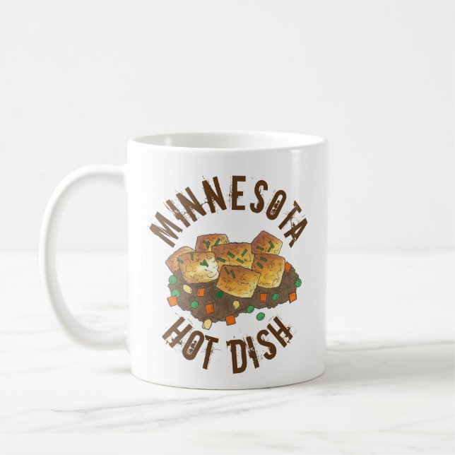 Minnesota Hot Dish Tater Tot Casserole Coffee Mug (Left)