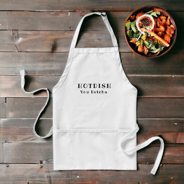 Minnesota Hot dish You Betcha Standard Apron (Have a little fun in the kitchen with this great apron.)