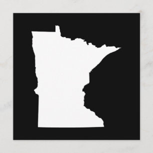 Minnesota in White and Black Invitation