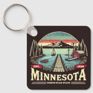 Minnesota Key Ring