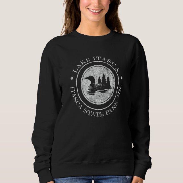 Minnesota - Lake Itasca - Itasca State Park with L Sweatshirt (Front)