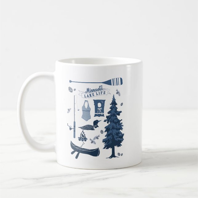 Minnesota Lake Mug (Left)