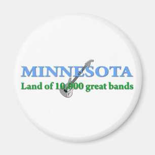 Minnesota - Land of 10,000 Bands Magnet