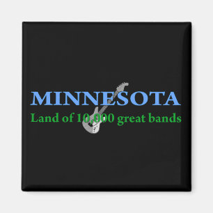 Minnesota - Land of 10,000 Bands Magnet