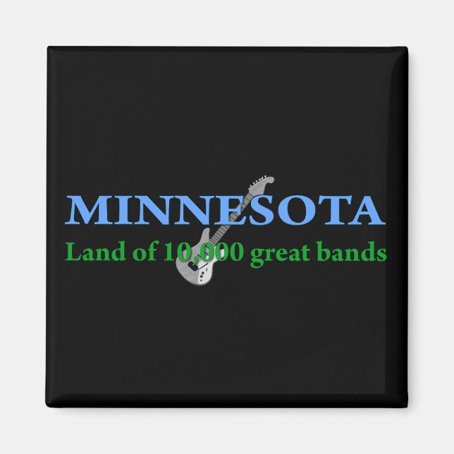 Minnesota - Land of 10,000 Bands Magnet (Front)