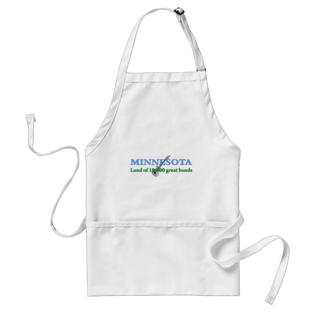 Minnesota - Land of 10,000 Bands Standard Apron (Front)