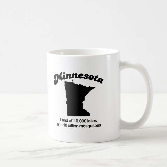 Minnesota - Land of 10,000 lakes Coffee Mug (Right)