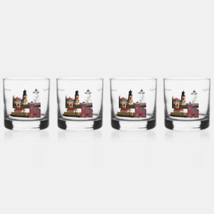 Minnesota Lighthouses glasses