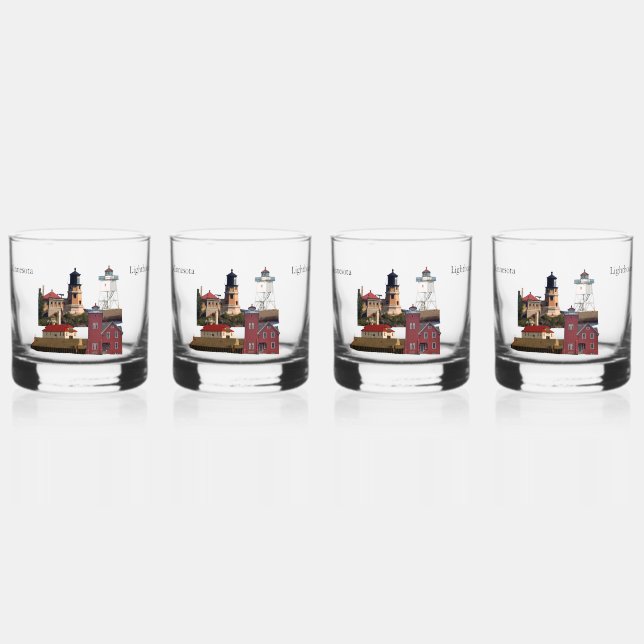 Minnesota Lighthouses glasses (Front)