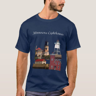 Minnesota Lighthouses shirt white lettering