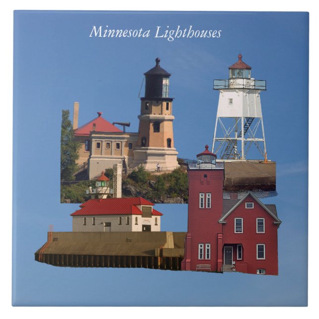 Minnesota Lighthouses Tile (Front)