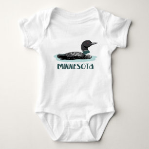 Minnesota Loon Baby Bodysuit