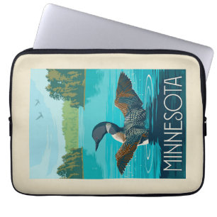 Minnesota   Loon Laptop Sleeve