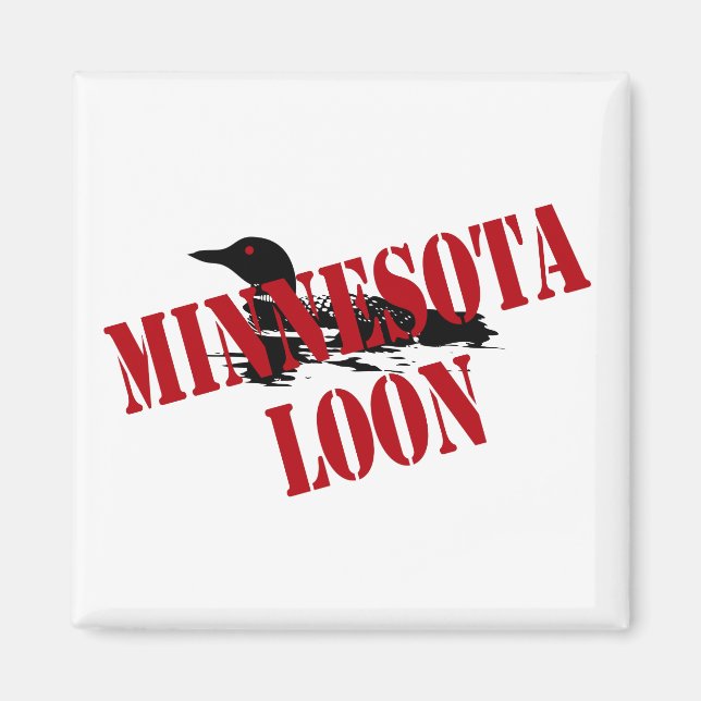 Minnesota Loon Magnet (Front)